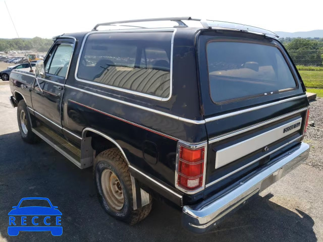 1986 DODGE RAMCHARGER 3B4GW12T5GM607378 image 2