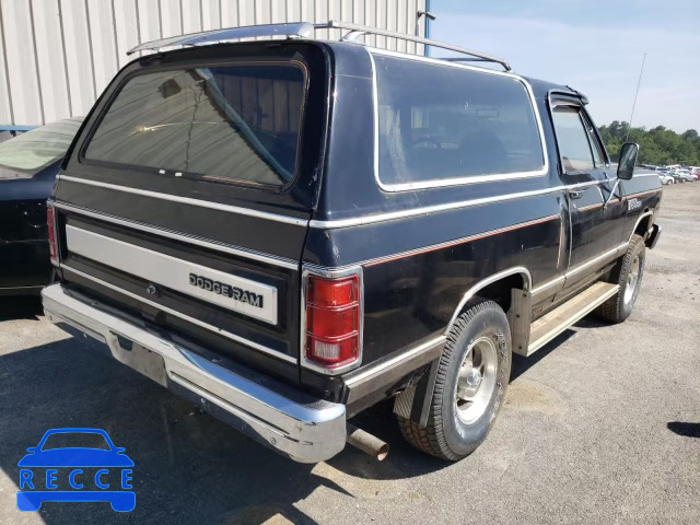 1986 DODGE RAMCHARGER 3B4GW12T5GM607378 image 3