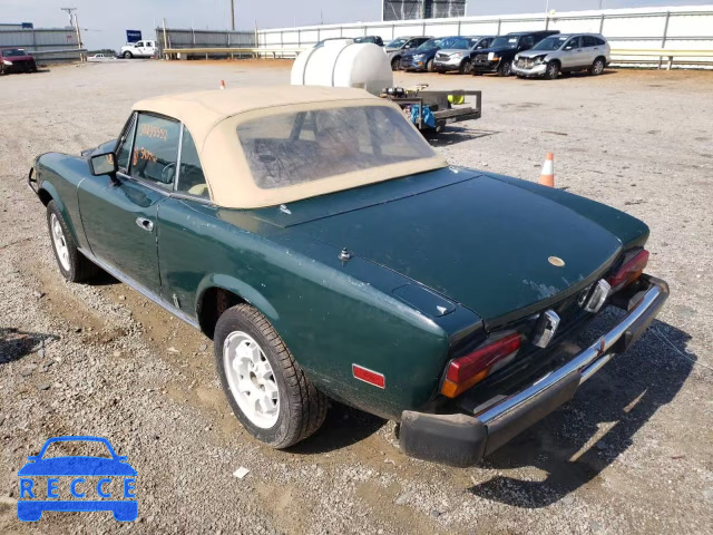 1982 FIAT 124 SPIDER ZFAAS00B5C5003796 image 2