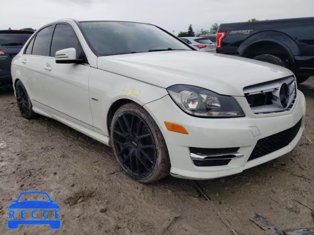 2012 MERCEDES-BENZ C CLASS WDDGF4HB8CR237416 image 0