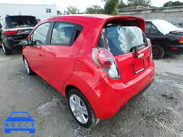 2014 CHEVROLET SPARK 1LT KL8CD6S92EC481285 зображення 2