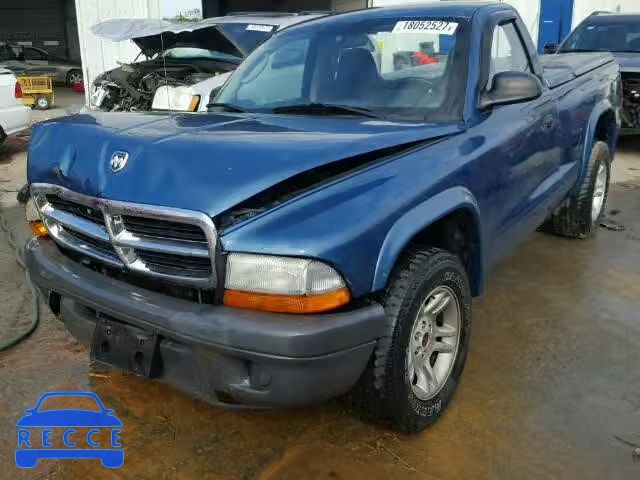 2004 DODGE DAKOTA SXT 1D7FL16K44S507158 зображення 1