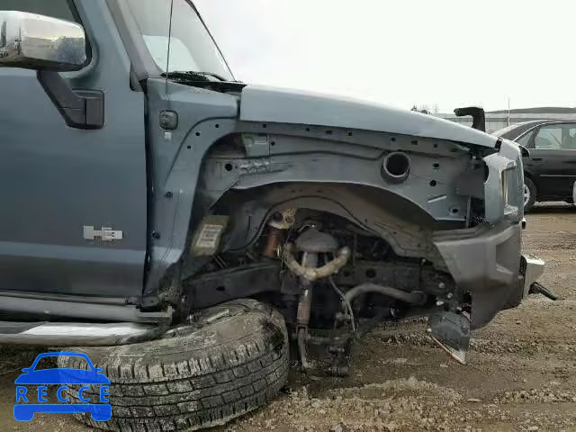 2007 HUMMER H3 SUV 5GTDN13E678179570 image 9