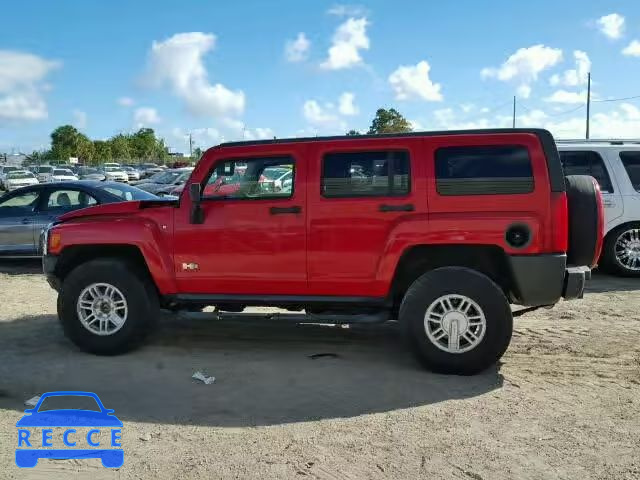 2008 HUMMER H3 SUV 5GTEN13E888112054 image 9
