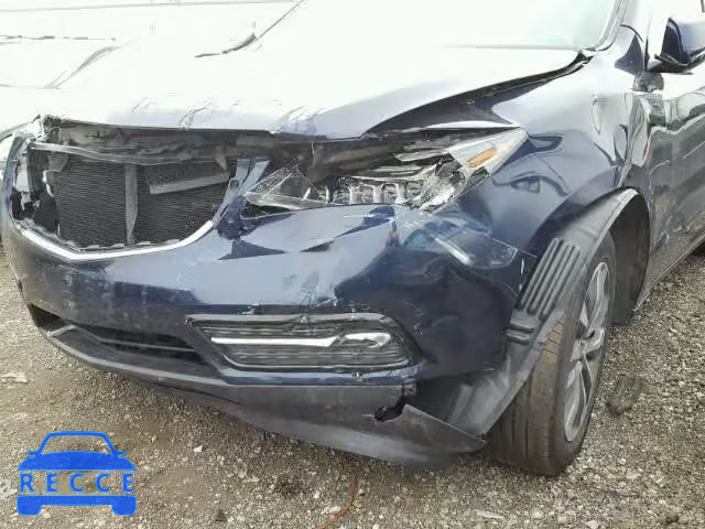 2014 ACURA MDX TECH 5FRYD4H41EB022988 зображення 9