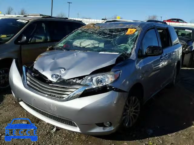 2014 TOYOTA SIENNA XLE 5TDYK3DC4ES497223 image 1