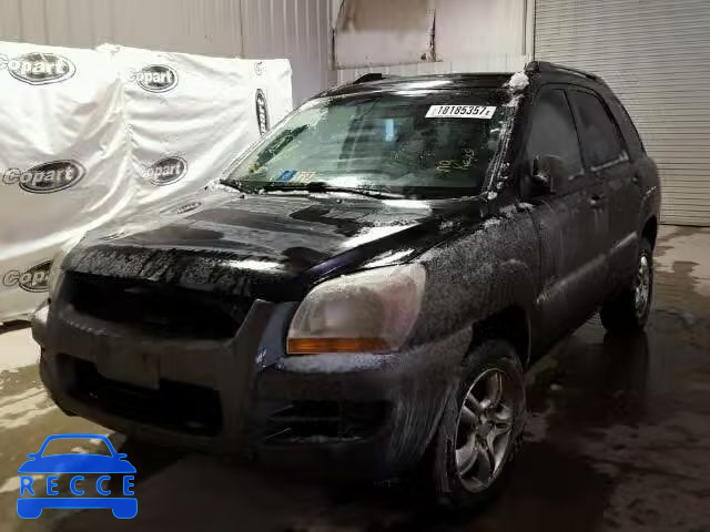 2007 KIA SPORTAGE E KNDJE723X77443358 image 1