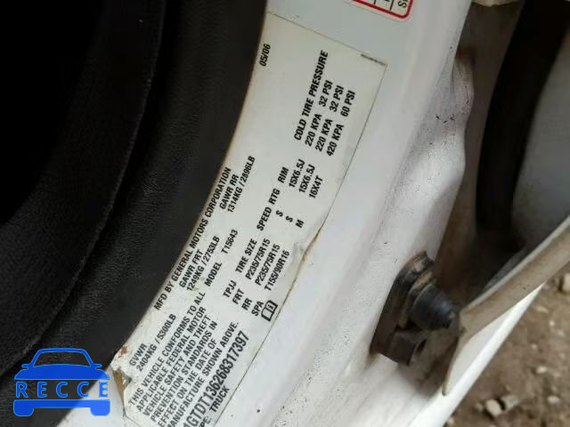 2006 GMC CANYON 1GTDT136268317397 image 9