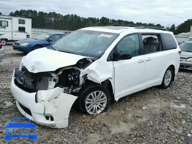 2014 TOYOTA SIENNA XLE 5TDYK3DC1ES421488 image 1