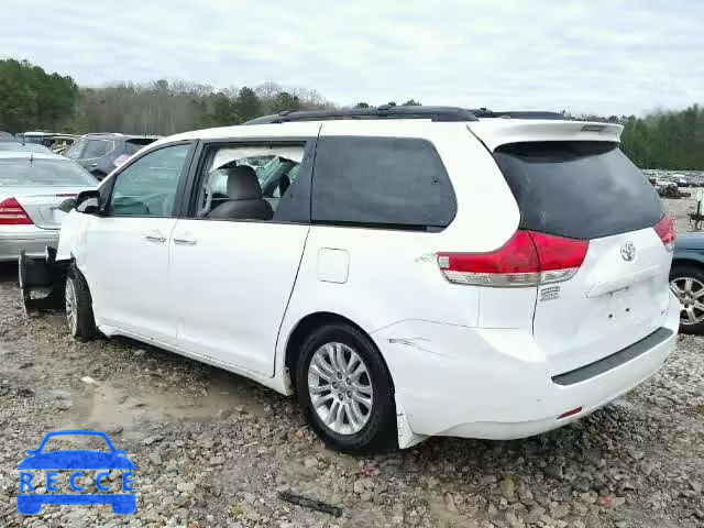 2014 TOYOTA SIENNA XLE 5TDYK3DC1ES421488 image 2