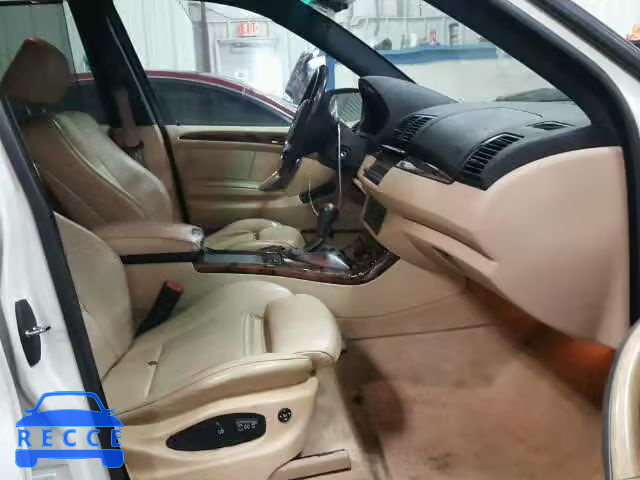 2005 BMW X5 4.4I 5UXFB53535LV13336 зображення 4