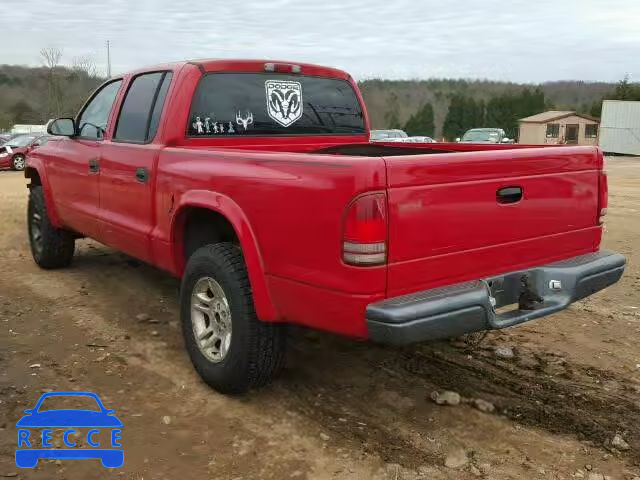 2003 DODGE DAKOTA QUA 1D7HG38XX3S252726 image 2