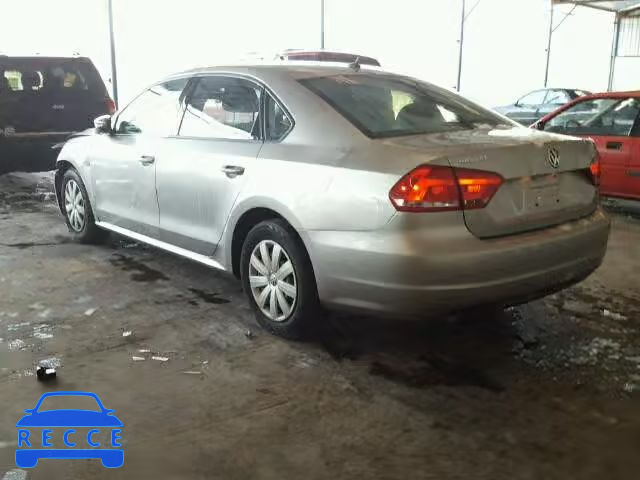 2012 VOLKSWAGEN PASSAT S 1VWAP7A31CC008383 image 2