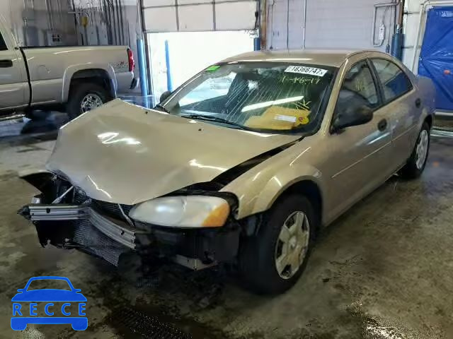 2003 DODGE STRATUS SE 1B3EL36X63N591530 Bild 1