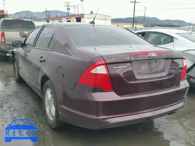 2012 FORD FUSION S 3FAHP0GA2CR248919 зображення 2