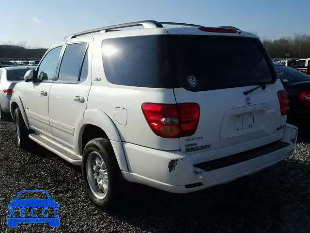 2003 TOYOTA SEQUOIA SR 5TDZT34A33S172317 зображення 2