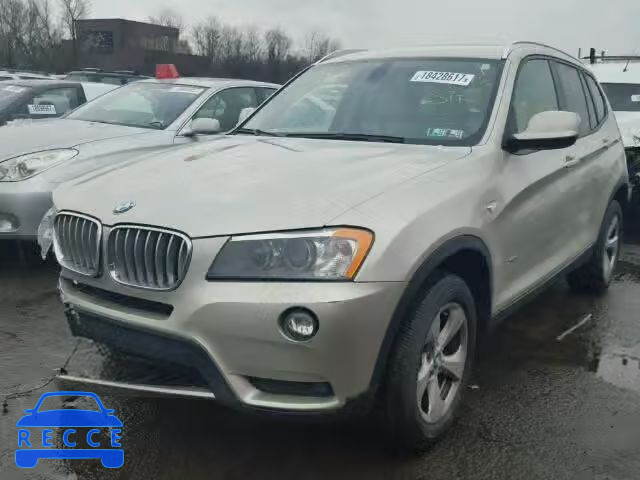 2011 BMW X3 XDRIVE2 5UXWX5C55BL708139 зображення 1