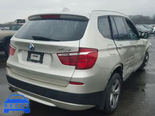 2011 BMW X3 XDRIVE2 5UXWX5C55BL708139 зображення 3