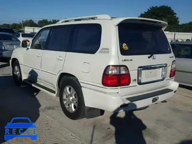 2003 LEXUS LX 470 JTJHT00W833527430 image 2
