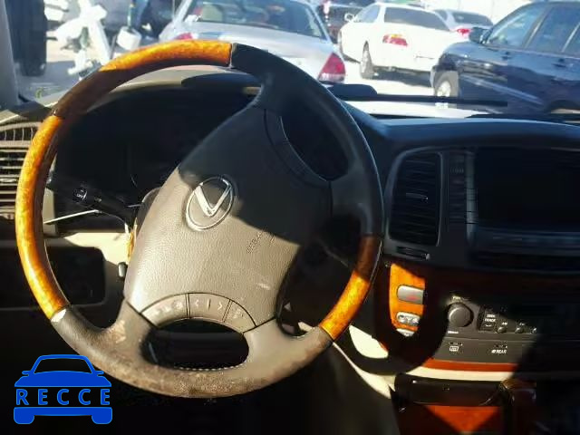 2003 LEXUS LX 470 JTJHT00W833527430 image 8