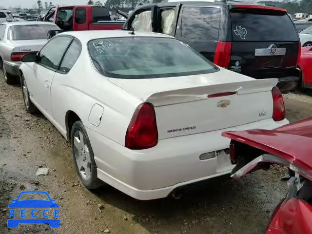 2007 CHEVROLET MONTE CARL 2G1WL15C979122455 image 2