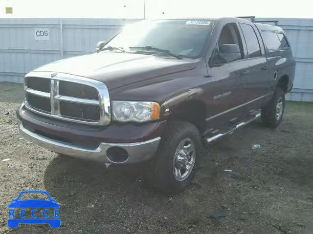 2005 DODGE RAM 2500 Q 3D7KS28C85G751644 зображення 1