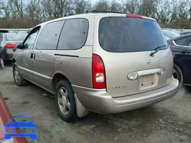 2001 NISSAN QUEST GXE 4N2ZN15T31D804804 image 2