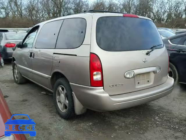 2001 NISSAN QUEST GXE 4N2ZN15T31D804804 Bild 2