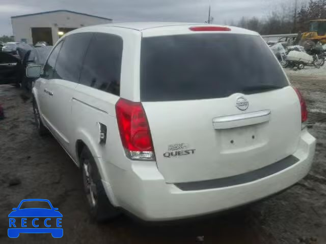 2008 NISSAN QUEST S/SE 5N1BV28U68N122241 image 2