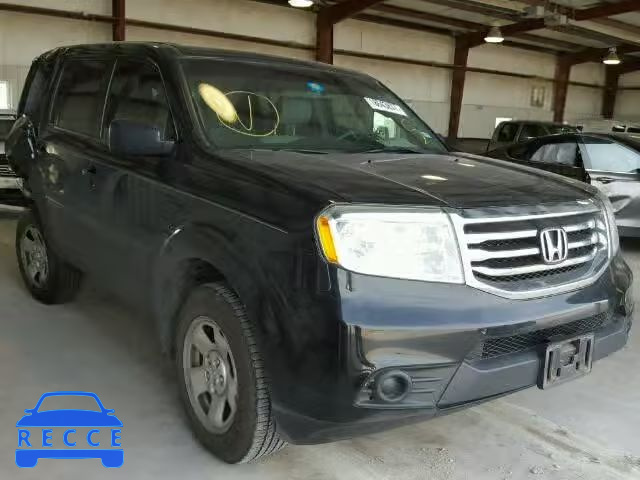 2012 HONDA PILOT LX 5FNYF3H21CB026735 image 0