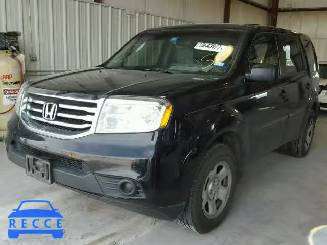 2012 HONDA PILOT LX 5FNYF3H21CB026735 image 1