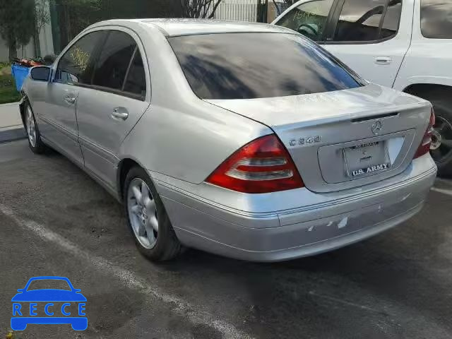 2004 MERCEDES-BENZ C240 WDBRF61J44F458593 зображення 2