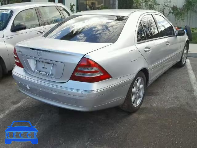 2004 MERCEDES-BENZ C240 WDBRF61J44F458593 image 3