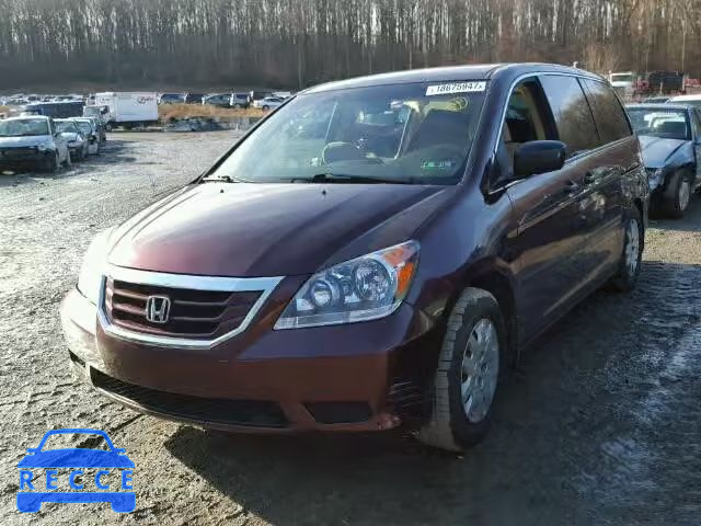 2008 HONDA ODYSSEY LX 5FNRL38278B070940 image 1