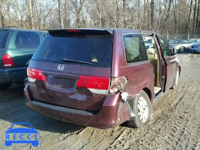 2008 HONDA ODYSSEY LX 5FNRL38278B070940 image 3