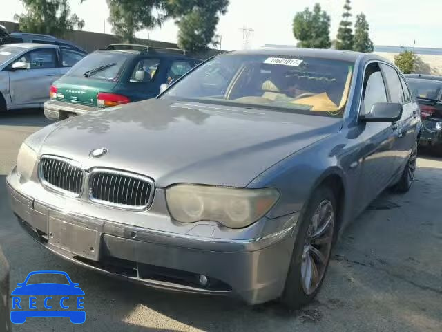 2004 BMW 745LI WBAGN63504DS52420 зображення 1