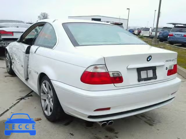 2003 BMW 325CI WBABN73483PJ15424 image 2