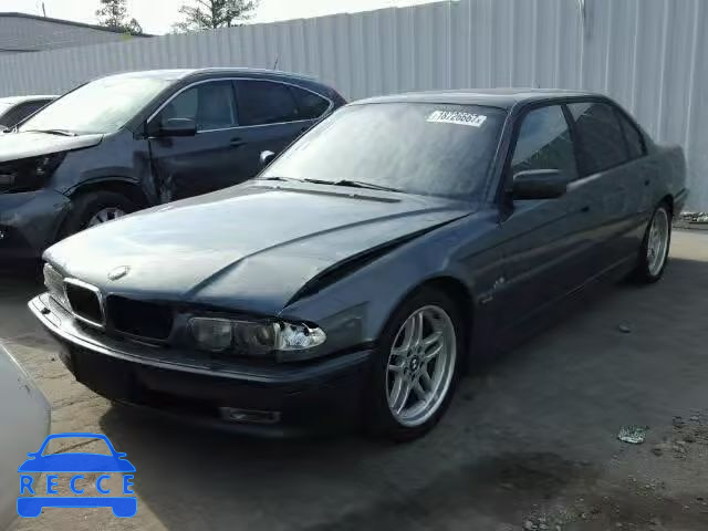 2001 BMW 740IL WBAGH83411DP19396 image 1
