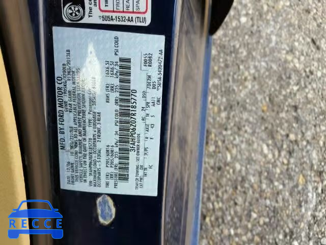 2007 FORD FUSION S 3FAHP06Z07R185770 image 9