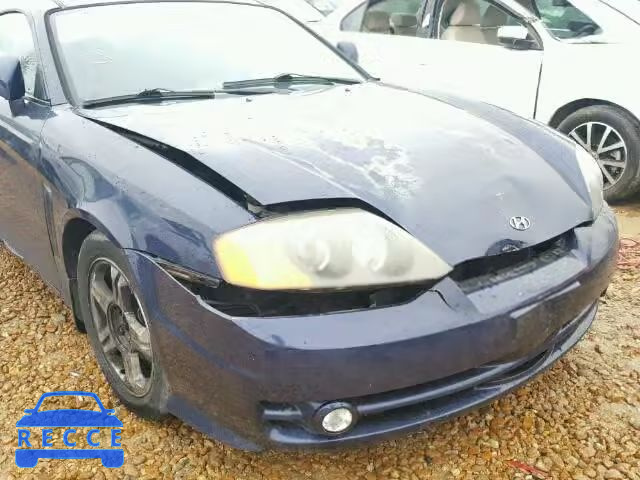 2003 HYUNDAI TIBURON KMHHM65D83U075754 image 8