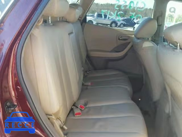 2006 NISSAN MURANO SL JN8AZ08T26W430504 image 5