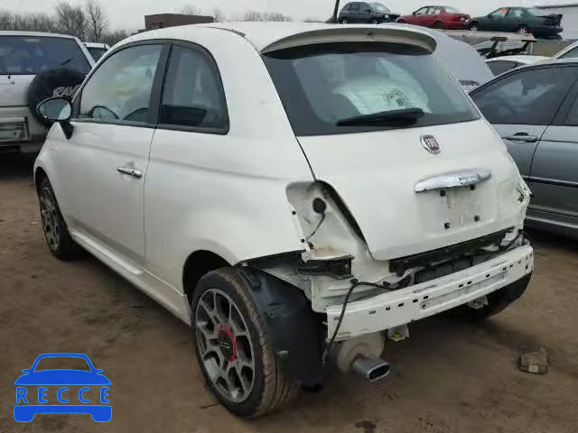 2012 FIAT 500 SPORT 3C3CFFBR6CT303726 image 2