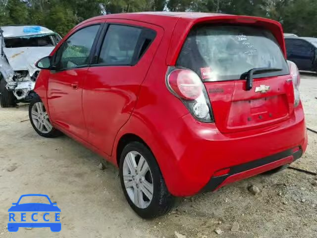 2014 CHEVROLET SPARK 1LT KL8CD6S96EC539723 зображення 2