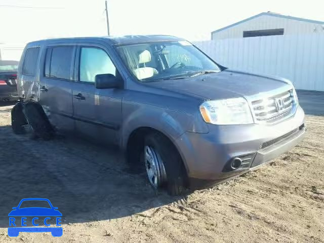 2014 HONDA PILOT LX 5FNYF3H27EB003463 image 0