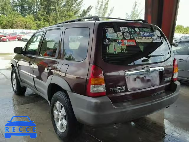 2001 MAZDA TRIBUTE DX 4F2YU07151KM23149 зображення 2