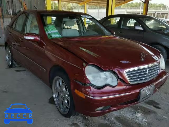 2001 MERCEDES-BENZ C240 WDBRF61J71F123596 Bild 0