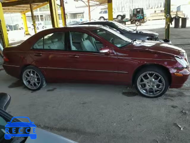 2001 MERCEDES-BENZ C240 WDBRF61J71F123596 зображення 9