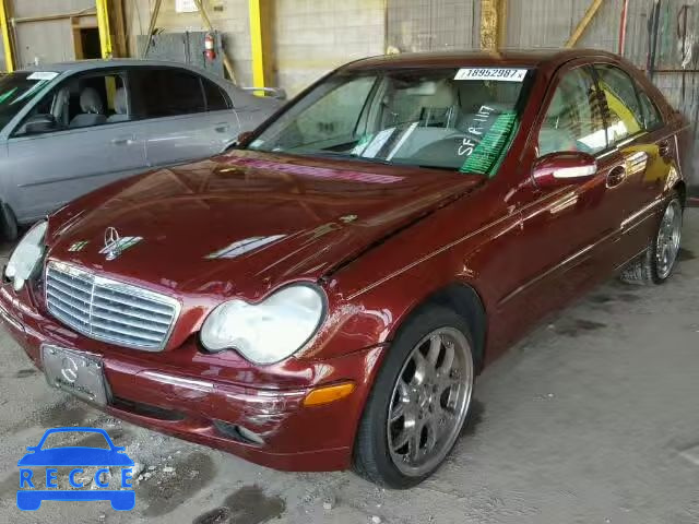 2001 MERCEDES-BENZ C240 WDBRF61J71F123596 зображення 1