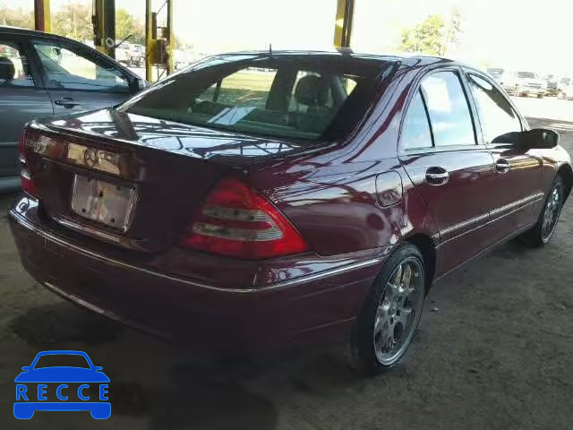 2001 MERCEDES-BENZ C240 WDBRF61J71F123596 Bild 3