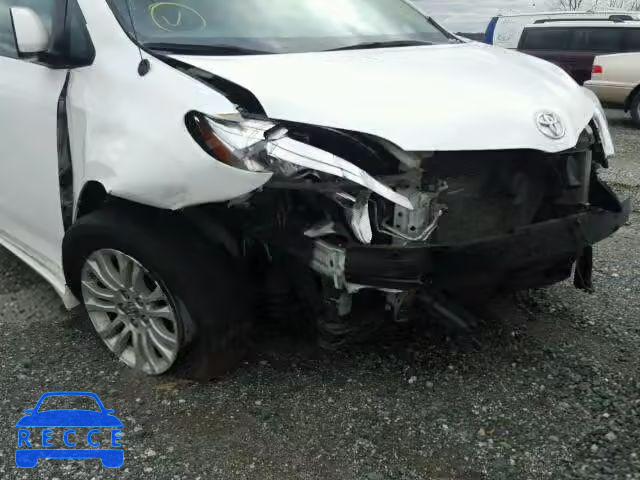 2014 TOYOTA SIENNA XLE 5TDYK3DC0ES487272 image 9
